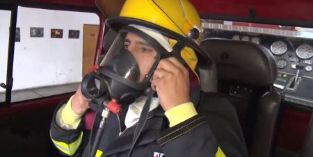 Equipamiento de máxima seguridad para los bomberos de Santa Cruz