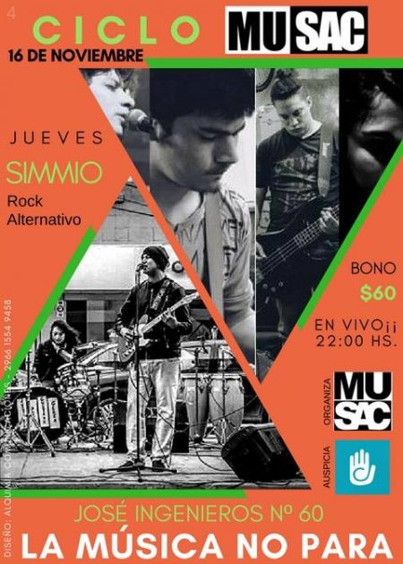 La banda “Simmio” le pondrá el toque alternativo al Ciclo MUSAC