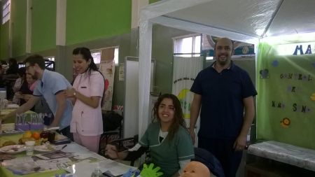 Hospital San Lucas presentó stand de salud en 28 de Noviembre