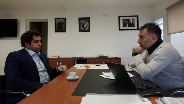 El ministro Álvarez y el diputado Gómez acordaron trabajar en conjunto