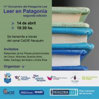 Educación invita a participar del 11° Encuentro del Patagonia Lee