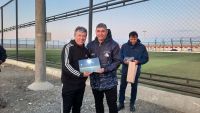 Referentes de clubes de fútbol celebraron la obra de Servicios Públicos en la Cancha Nora Vera