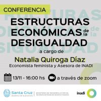Invitan a conferencia virtual sobre estructuras económicas de desigualdad