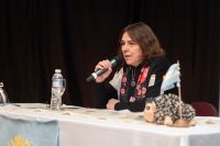 Araceli Bellotta brindó conferencia sobre el papel de la mujer en democracia