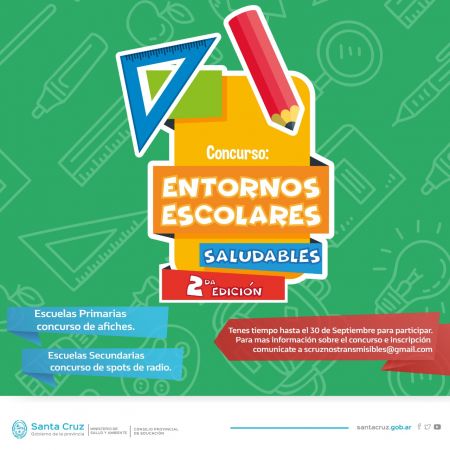 Segunda edición del concurso de Entornos Escolares Saludables