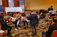 Las Orquestas de la Escuela de Música Re Si en el Congreso de Salud Mental en El Calafate