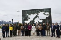 Alicia homenajeó a los veteranos de Guerra de Malvinas en Ushuaia