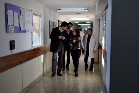 La Ministra García recorrió obras en Hospital de Puerto Santa Cruz