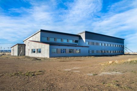 Avanza la obra del nuevo edificio para la Escuela Industrial N° 6 de Río Gallegos