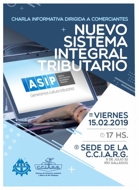 La ASIP presenta el SIT en la Cámara de Comercio de Río Gallegos