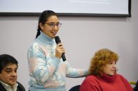 María Grasso, presidenta del Instituto de Desarrollo Urbano y Vivienda de Santa Cruz.
