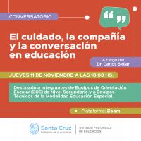 Desarrollan conversatorio “El cuidado, la compañía y la conversación en educación”