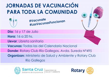 Jornadas de Vacunación en el Rotary Club