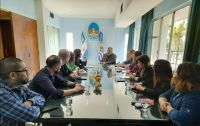 El Gobierno Provincial se reunió con el titular del Municipio de Pico Truncado y su equipo