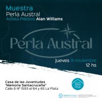 La Casa de las Juventudes presentará la muestra plástica “Perla Austral” de Alan Williams