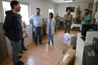 Se entregaron equipos informáticos a centros de salud en Río Gallegos
