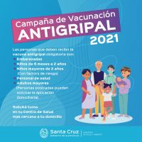 Continúa la campaña de aplicación de la vacuna antigripal
