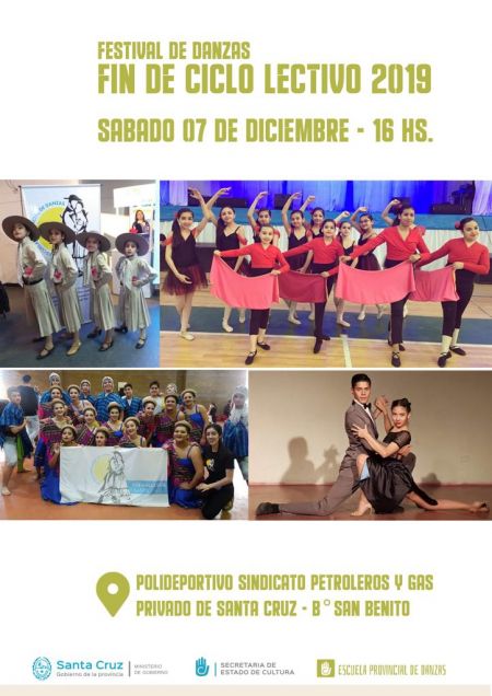La Escuela Provincial de Danzas cierra su ciclo lectivo sobre el escenario con un “Festival de Danzas”