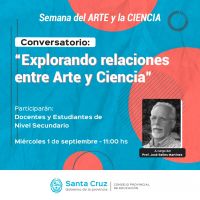Mañana se realizará el conversatorio “Explorando relaciones entre Arte y Ciencia”