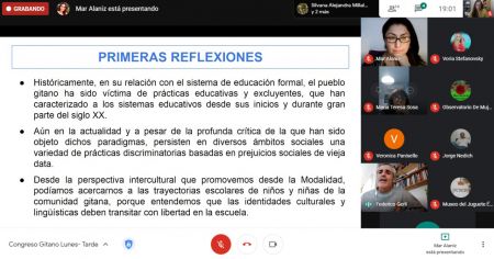 La Modalidad de Educación Intercultural Bilingüe participó del Primer Congreso Internacional del Pueblo ROM