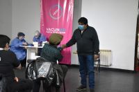 Se desarrolló una nueva jornada de vacunación en el complejo Cultural Río Gallegos