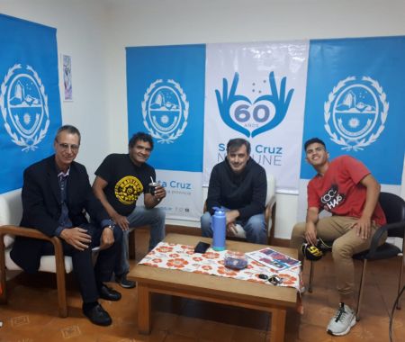 Marcilla se reunió con Locomotora Castro y autoridades de la Federación Argentina de Box