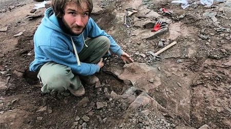 Hallaron los restos de un dinosaurio de 70 millones de años en Santa Cruz