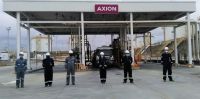 Autoridades de Producción visitaron la terminal de combustible de Axion Energy en Caleta Paula